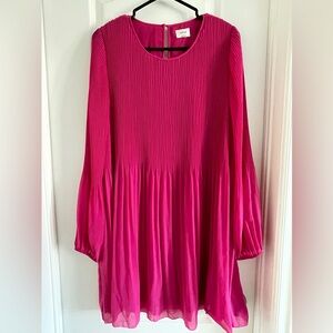 Wilfred Fuchsia Long Sleeve Dress